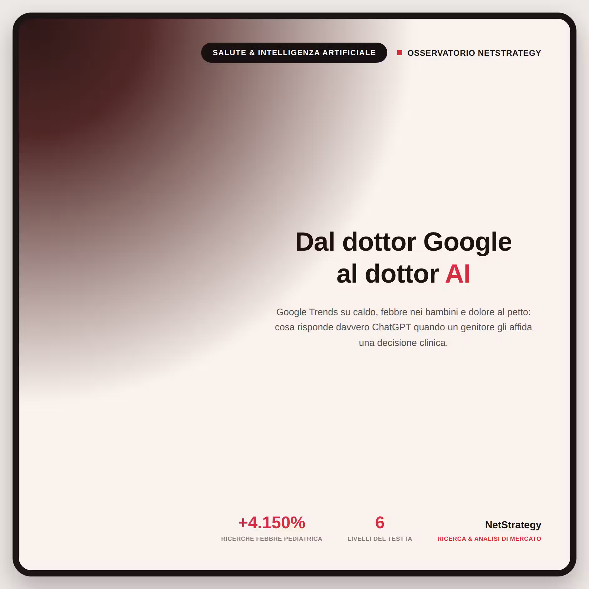 Dal dottor Google al dottor AI: cosa succede quando gli italiani chiedono di salute all'intelligenza artificiale