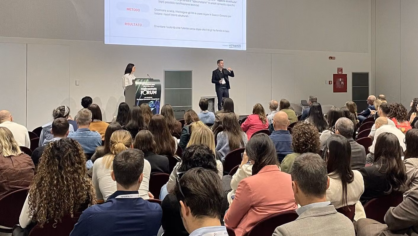 Query fan out - NetStrategy Speech GEO - Netcomm Forum - 07 maggio 2026