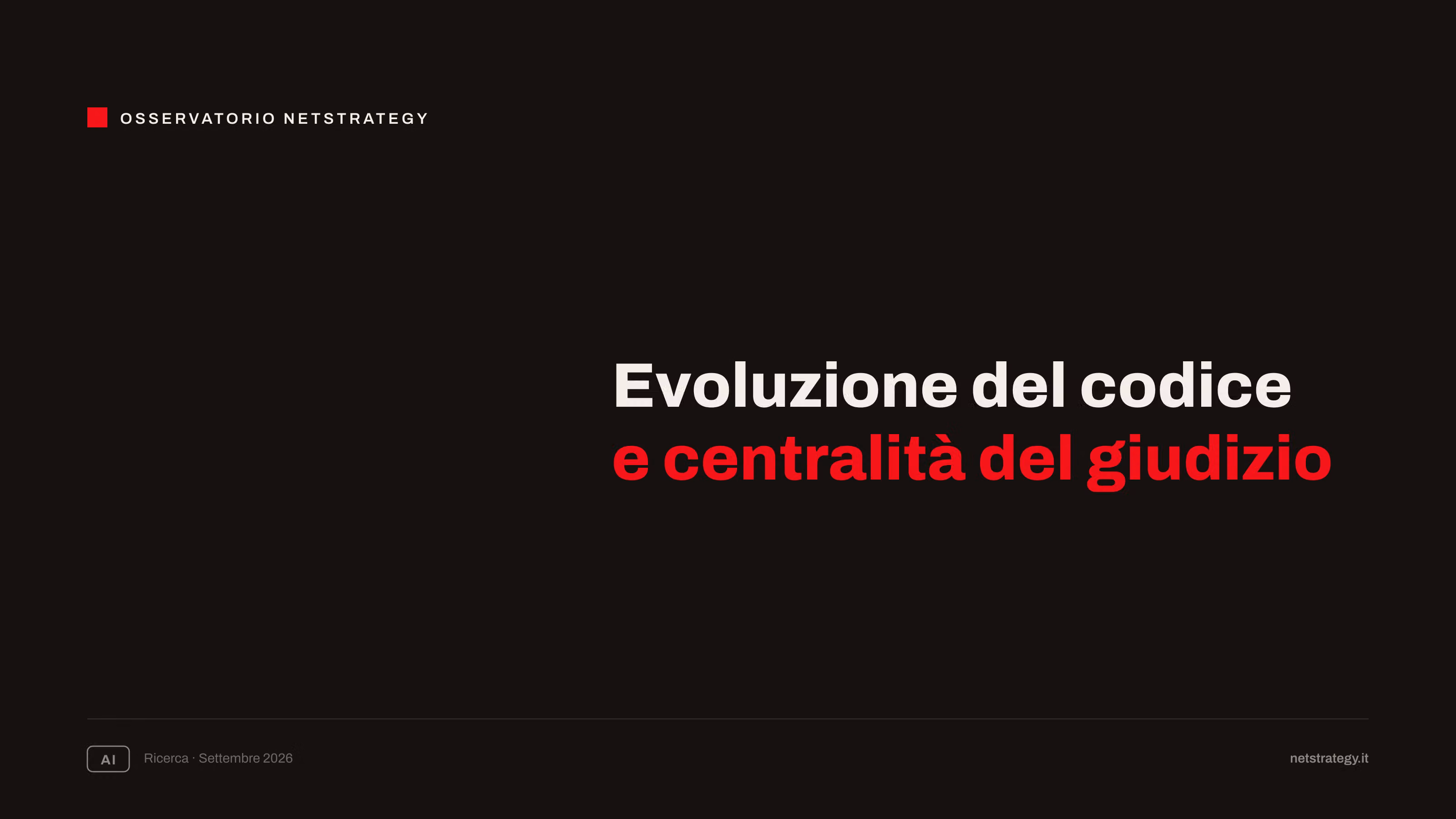 Evoluzione del codice e centralità del giudizio: cosa succede a una codebase dopo mesi di sviluppo assistito dall'AI