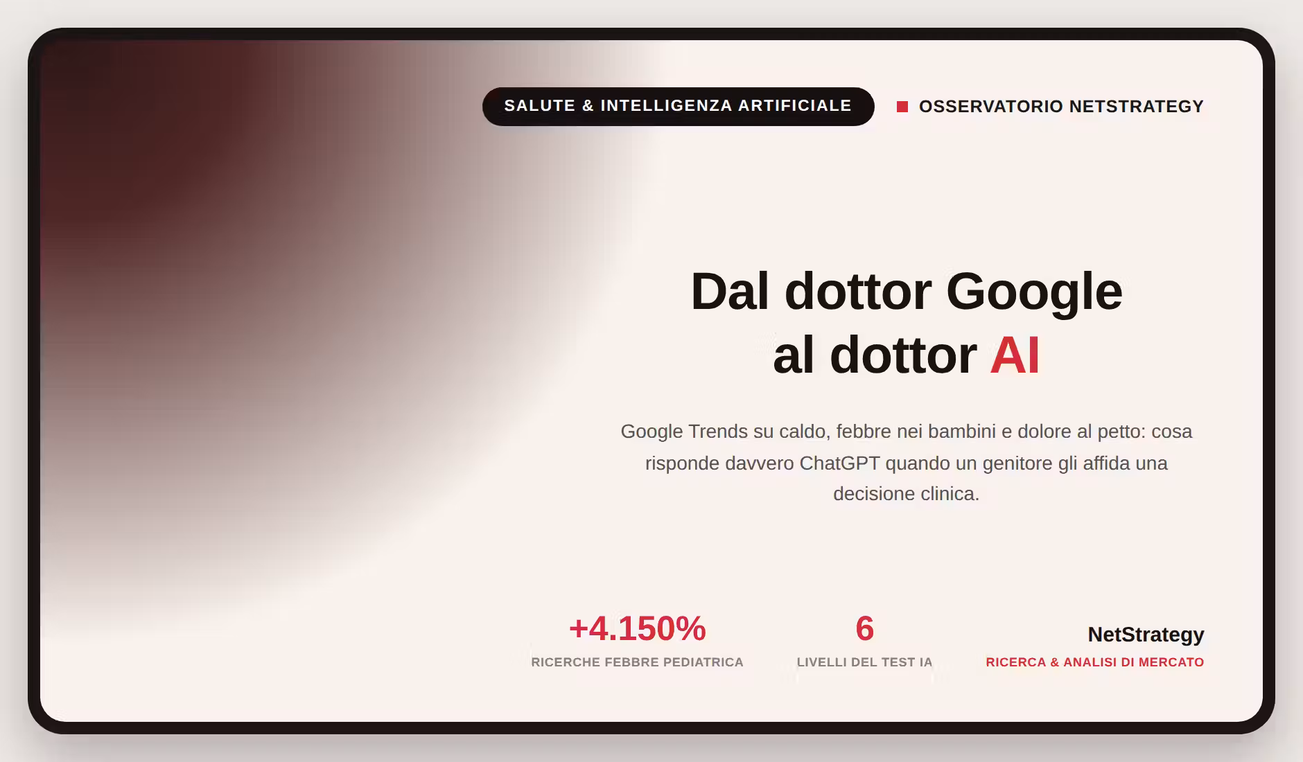 Immagine articolo Dal dottor Google al dottor AI: cosa succede quando gli italiani chiedono di salute all'intelligenza artificiale